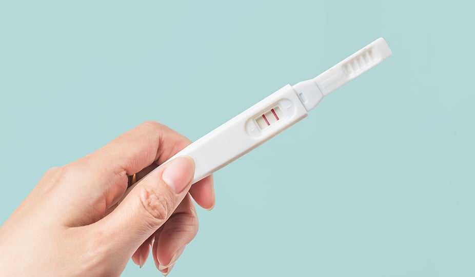 HGG (human chorionic gonadotropin) pregnancy test