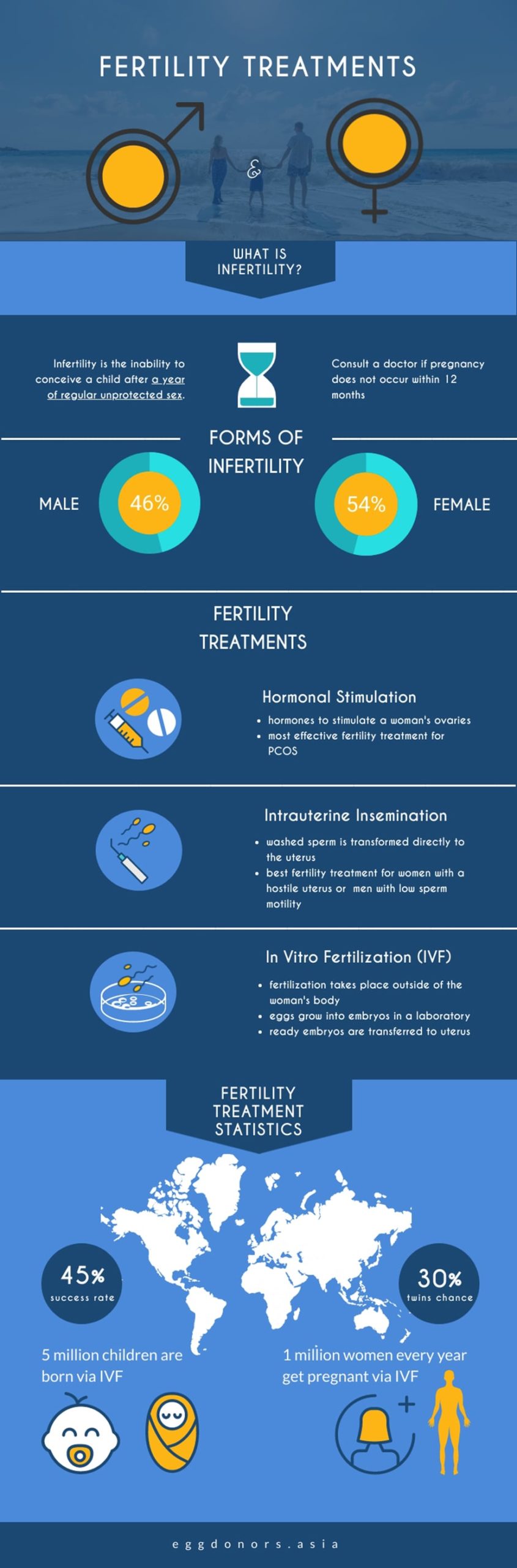 fertility treatment infographics