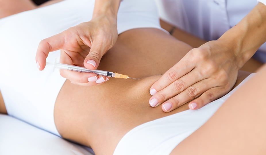 belly injection during IVF