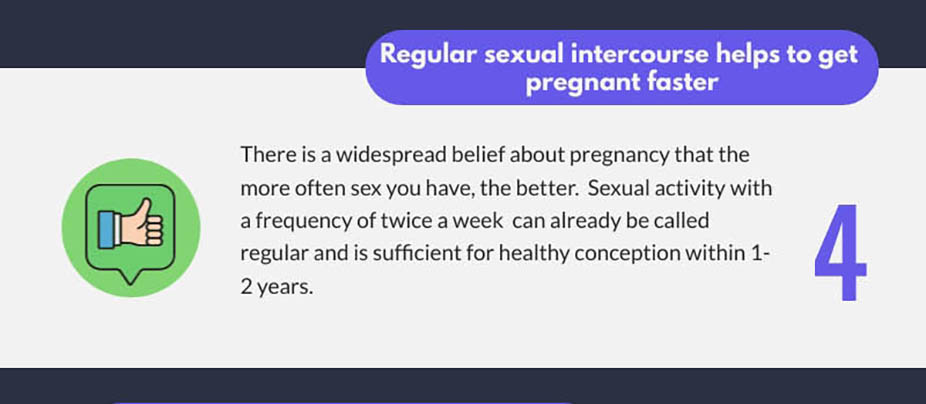 regular sex to get pregnant